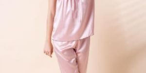 Silk Capri Night Suits