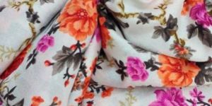 Mul Cotton Printed Fabric