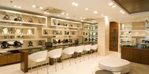 Jewelry Showroom Interior Designing
