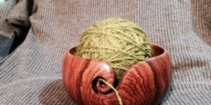 Wooden Yarn Bowl