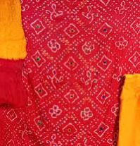 Cotton Bandhani Fabric