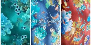Floral Printed Silk Fabric