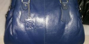 Snake Printed Leather Hand Bag