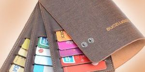 Leather Travel Card Holder