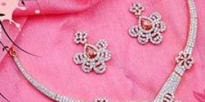 American Diamond Necklace Set