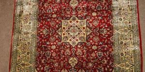 Hand Knotted Silk Carpet