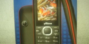 Yellow Mobile Phone