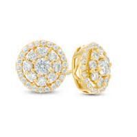 Diamond Gold Stud Earring