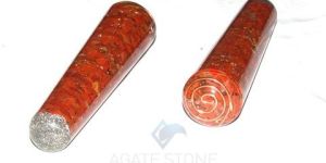 Red Jasper Orgone Smooth Massage Wands