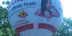 Hydrogen Advertising Balloon