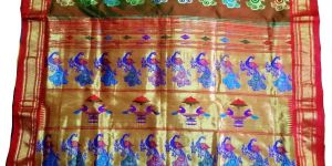 Double Pallu Paithani Silk