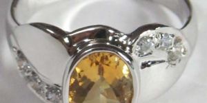 Citrine Silver Ring
