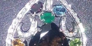 Smoky Silver Pendant