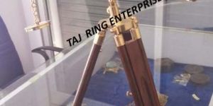 Antique Brass Telescope