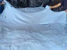 Blue Upholstery Leather