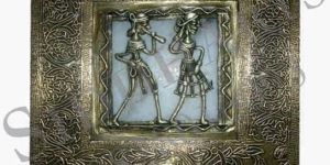 TRIBAL DHOKRA ART PAINTINGS WITH WATCH