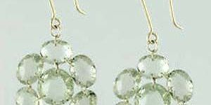 Dangle Gemstone Earrings