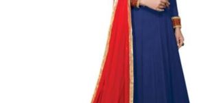 Navy Blue Designer Georgette Saree