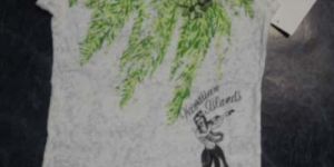 ladies burn out t-shirts