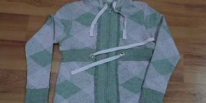 Ladies Hooded Cardigan