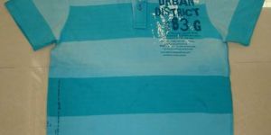 Mens Striped Polo T Shirts