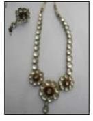 Stone Kundan Necklace Set