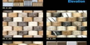 12x18 Glossy Series Elevation Wall Tiles