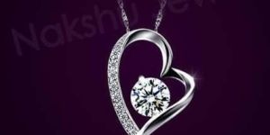 Heart Shaped Moissanite Diamond Pendant