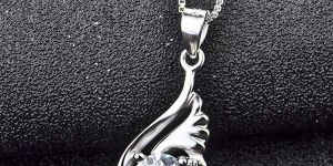 Moissanite .925 Sterling Silver Pendant