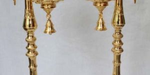 Gold Plated Parrot Lamp