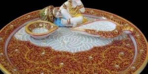 Marble Pooja Thali