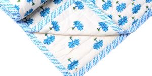 Hand Block Printed Cotton Quilts