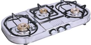 KNIGHT FLAME 3 BURNER STEP GAS STOVE