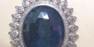 Silver Diamond Pendant