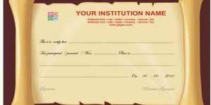 Printed Certificates
