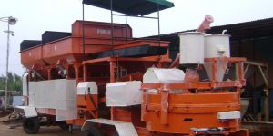 Inline Hopper Mobile Plant With Pan Mixer (GEPL IF RMC - 15)