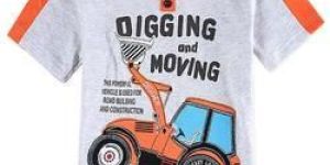 Boys Round Neck Organic Cotton T-Shirts