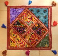 Bohemian Patchwork Indian Sofa Cushion Cover