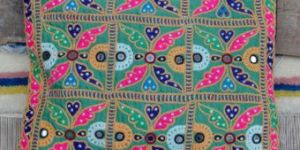 Embroidered Handmade Cushion Cover