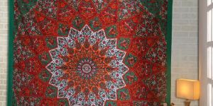 Tapestry Cotton Bedsheet Wal Hanging