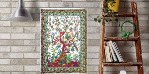 Handmade Cotton Wall Poster