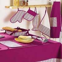 Embroidered Kitchen Apron