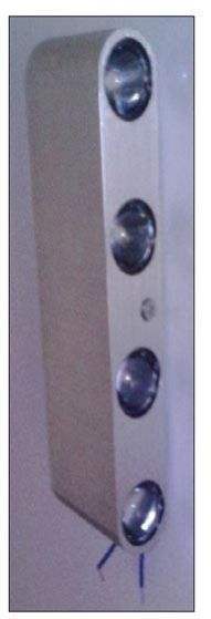4 Way LED Wall Fitting