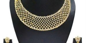 Zaveri Pearls Austrian Diamond Necklace Set