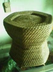 Six Corner Cane Stool