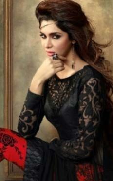 Embroidered Semi Stitched Churidar Suits