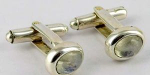 Rainbow Moonstone Cufflinks