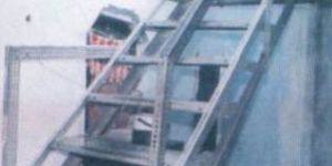 Industrial Metal Staircase