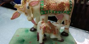 Marble Cow Statues
