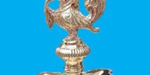 Peacock Oil Lamp